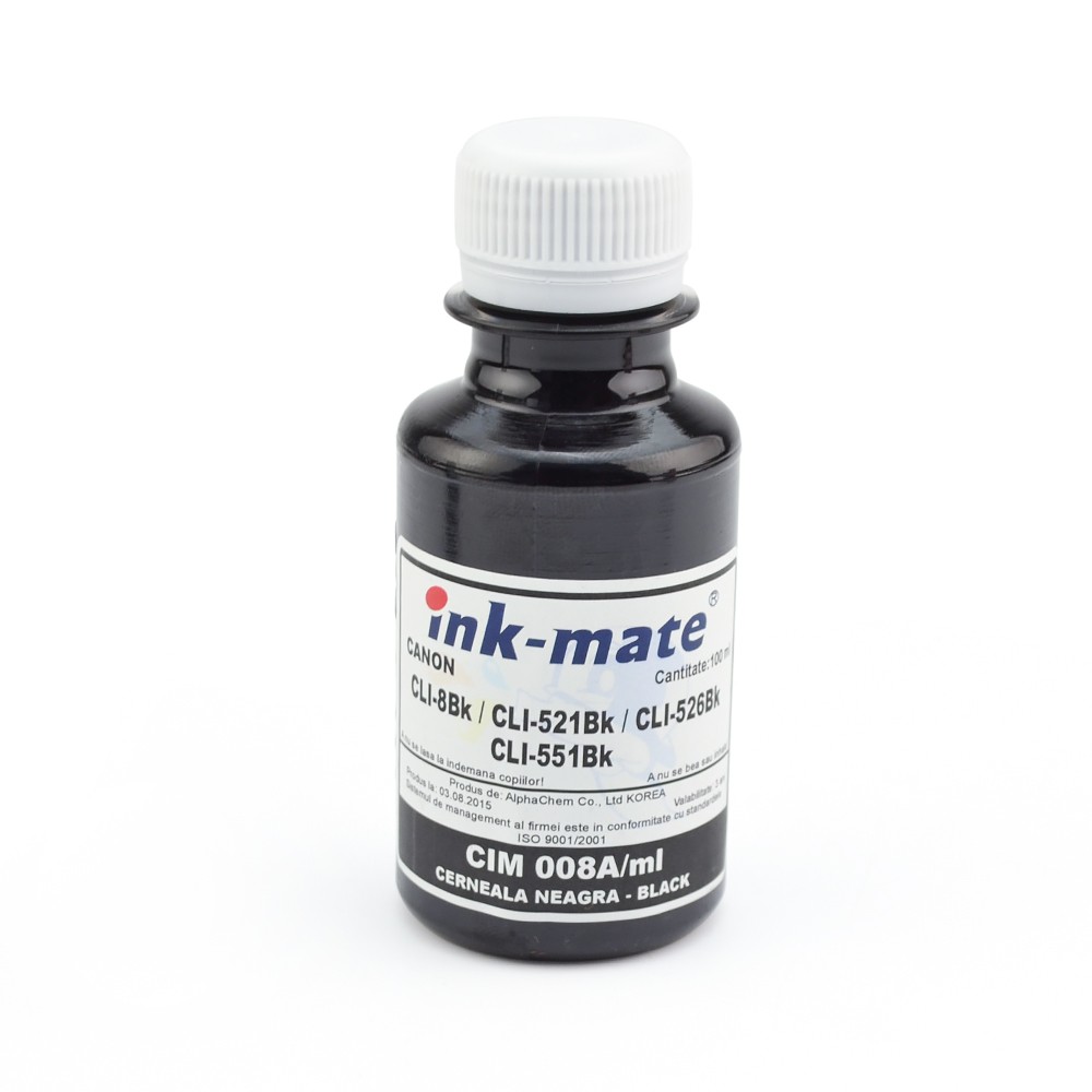 Cerneala refil Black (negru) pentru imprimante Canon 1000 ml - imagine 4